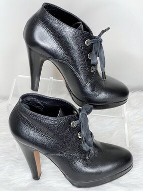 MOSCHINO Cheap & Chic Lace-Up Platform Shoes Size 38 US 7.5/8